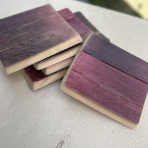 Small wine barrel platters